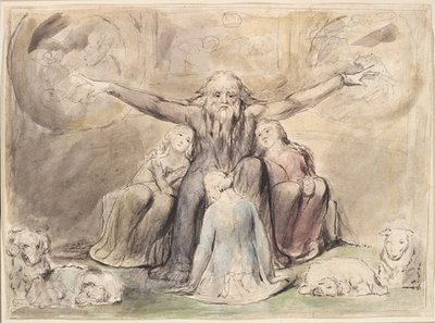 I sogni malvagi di Giobbe da William Blake